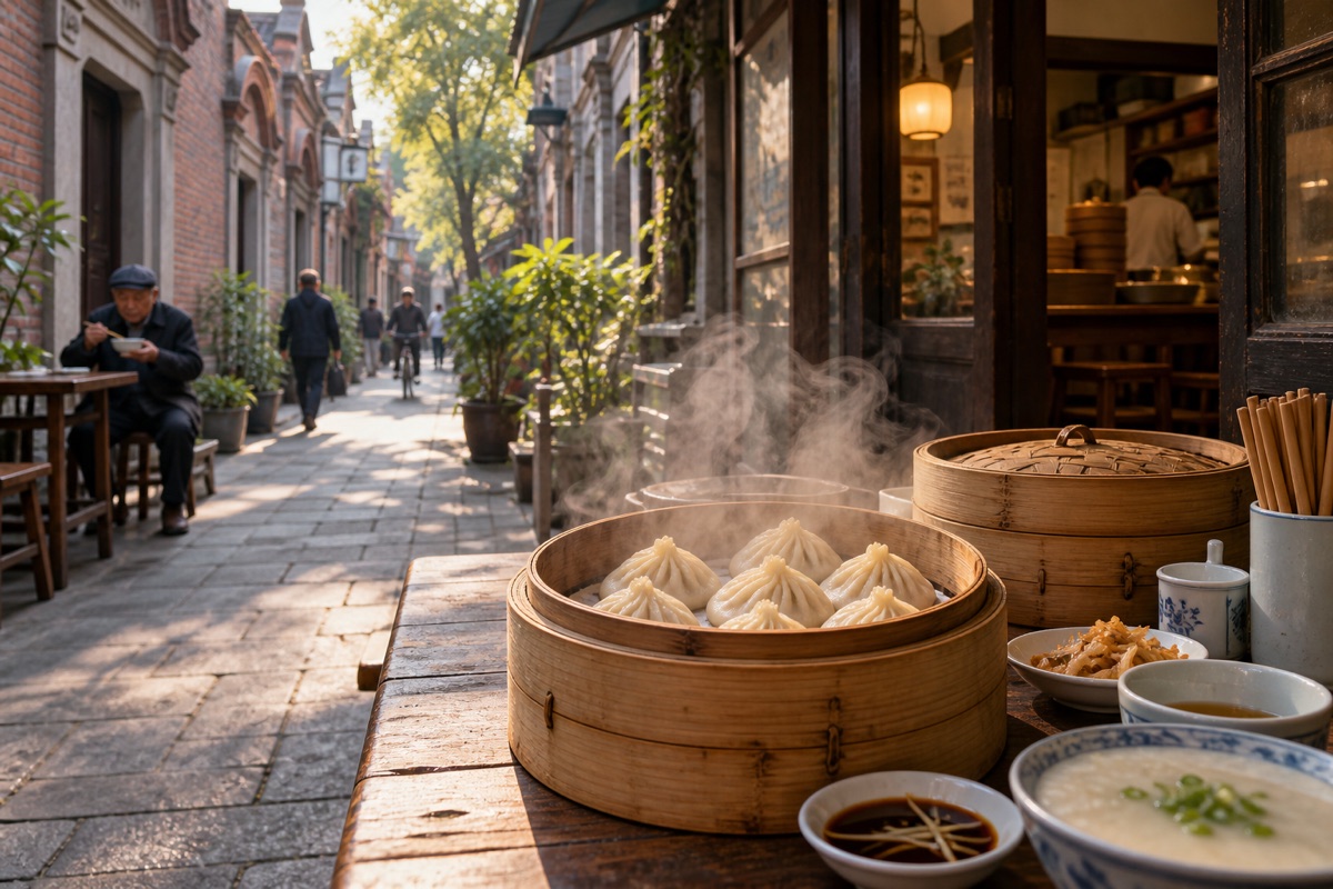Shanghais Aromen und lokales Leben